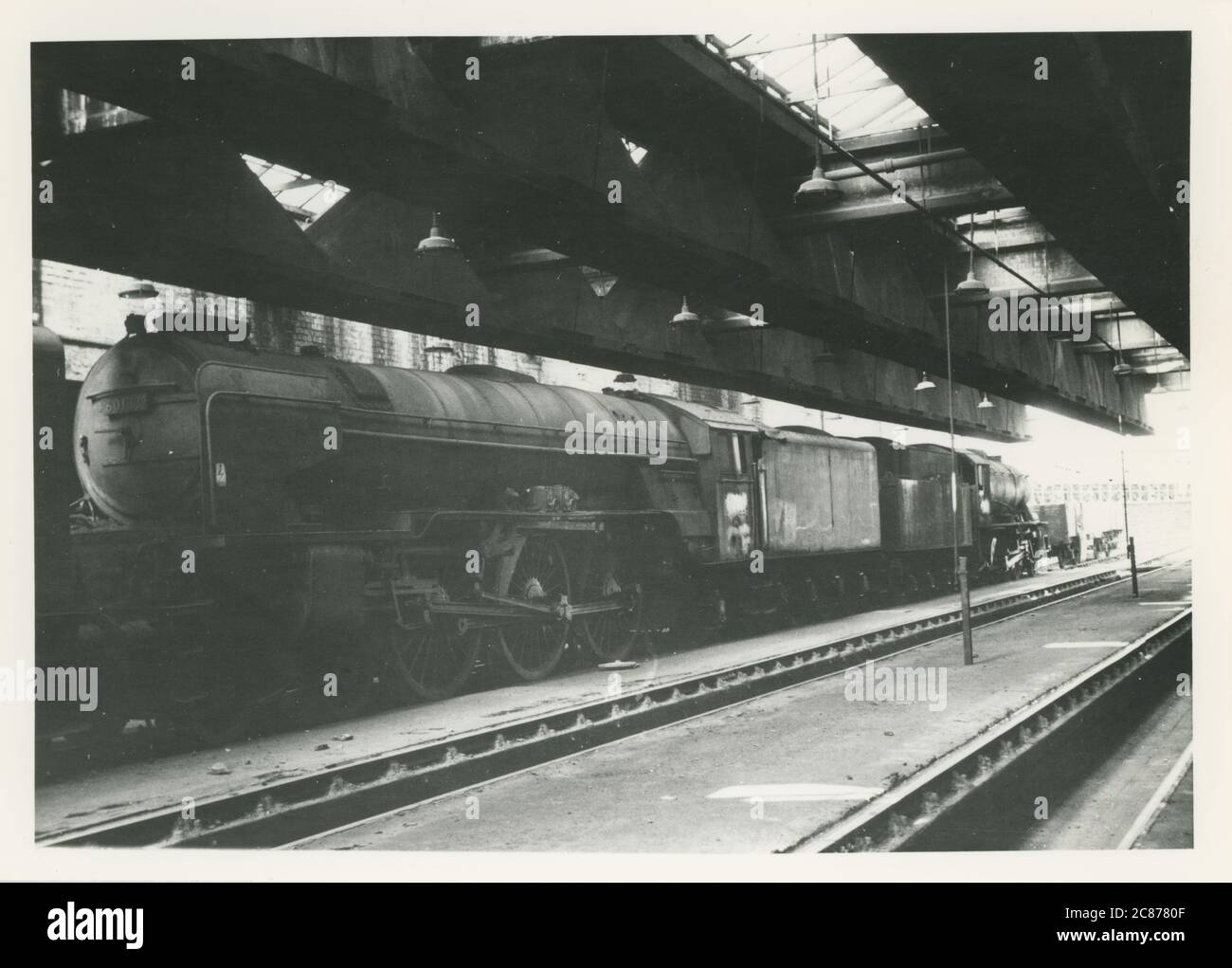 Railway Station - Depot, Ardsley, Barnsley, Yorkshire, Britain. Stock Photo