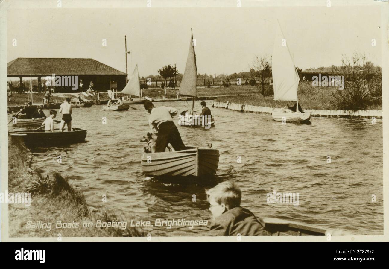 1950s lake hi-res stock photography and images - Alamy