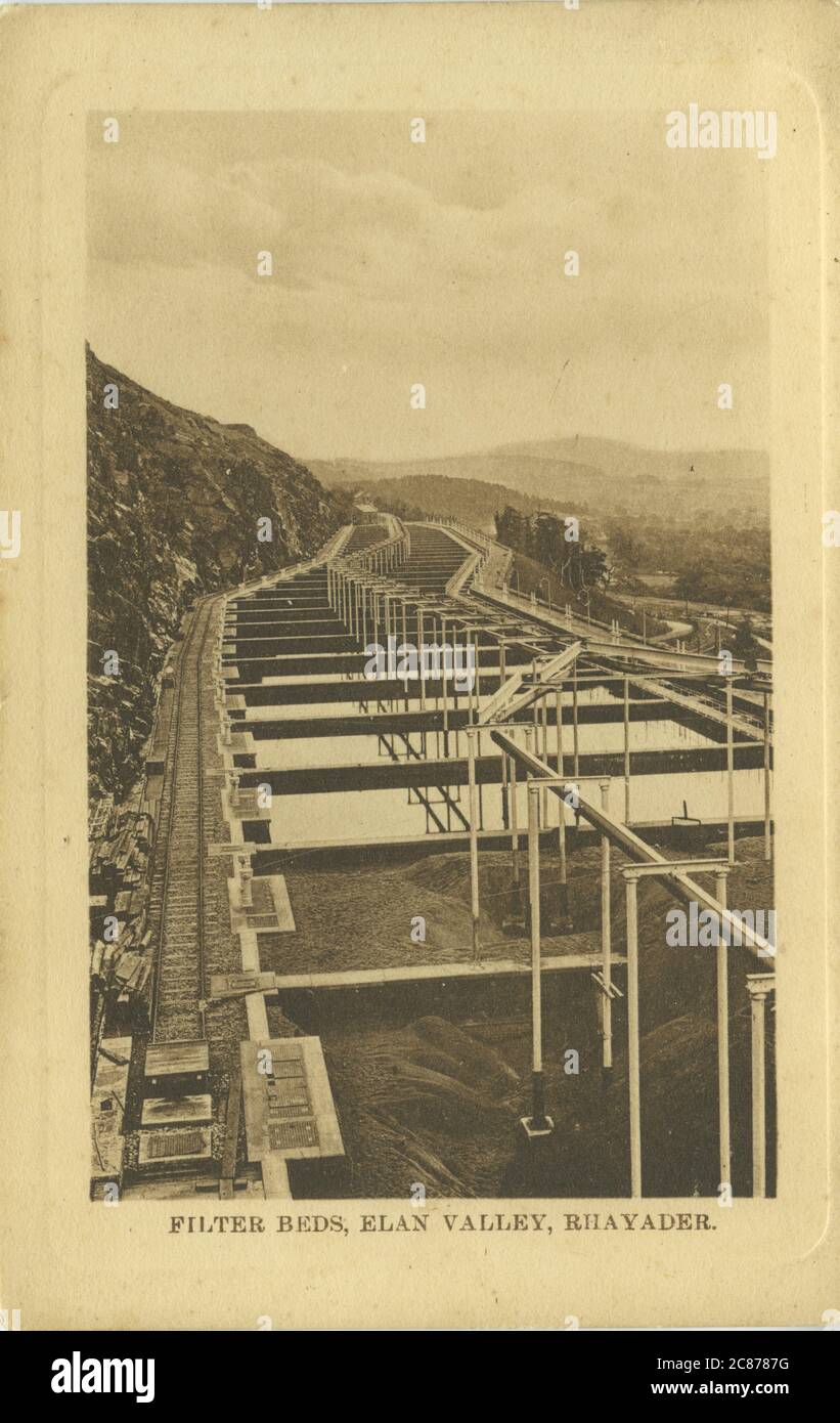 Water Works Filter Beds Stock Photo Alamy