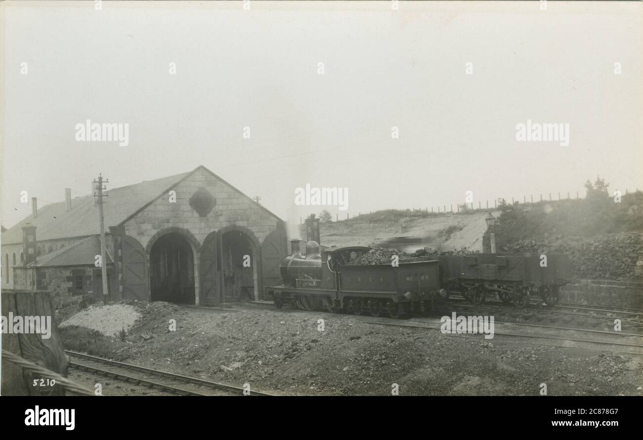 Engine Shed & GNSR Neilson No 59 (Great North of Scotland Railway), Boat of Garten