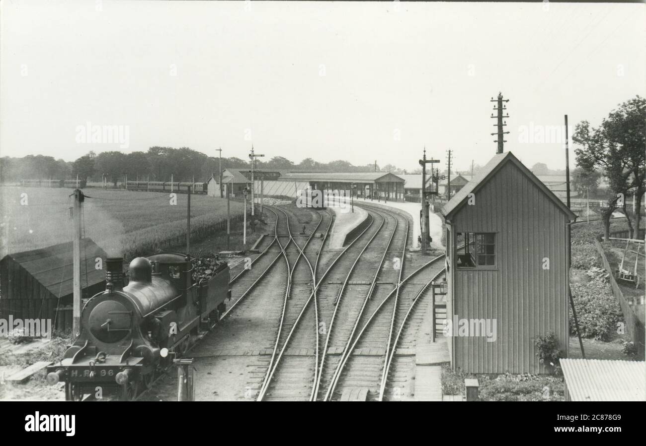 Railway Station Stock Photo