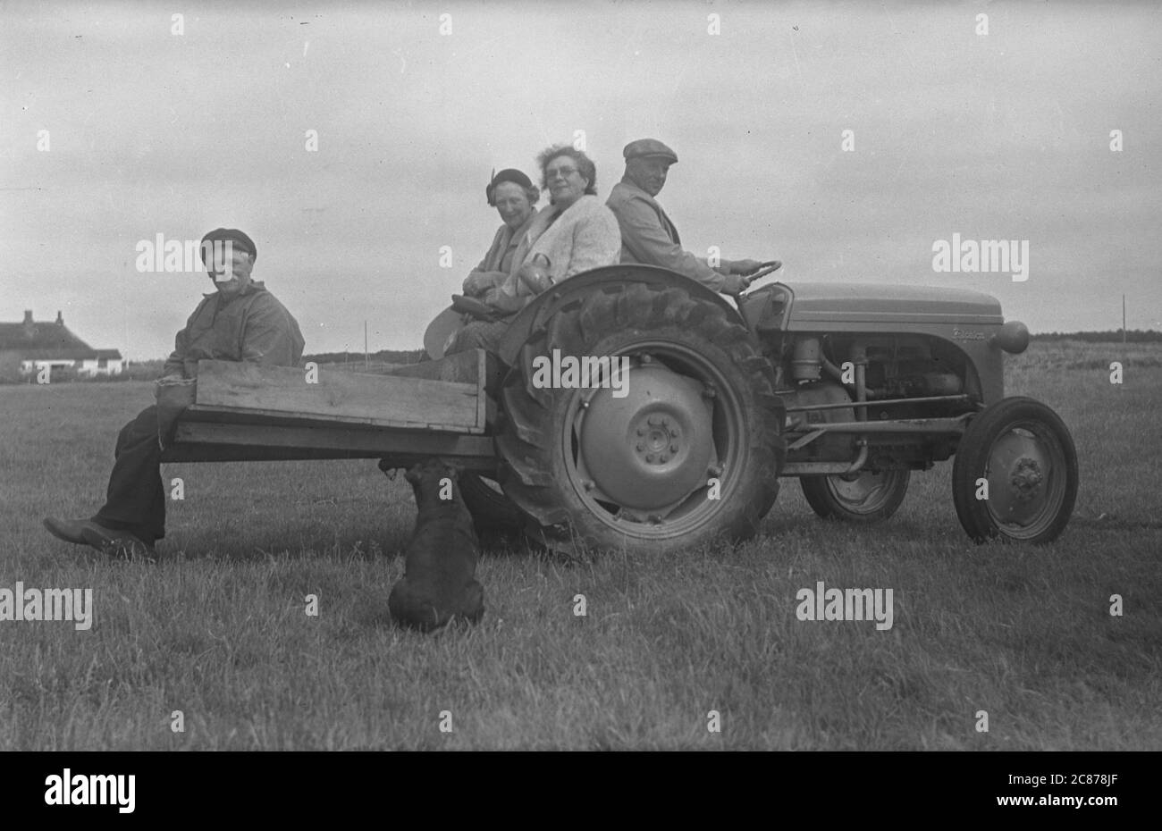 Vintage Ferguson Tractor, Britain. Stock Photo