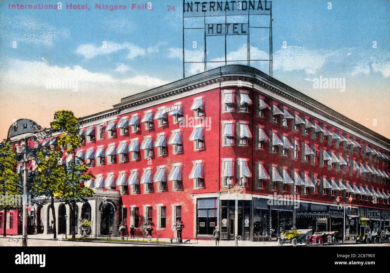 International Hotel, Niagara Falls, NY, USA Stock Photo