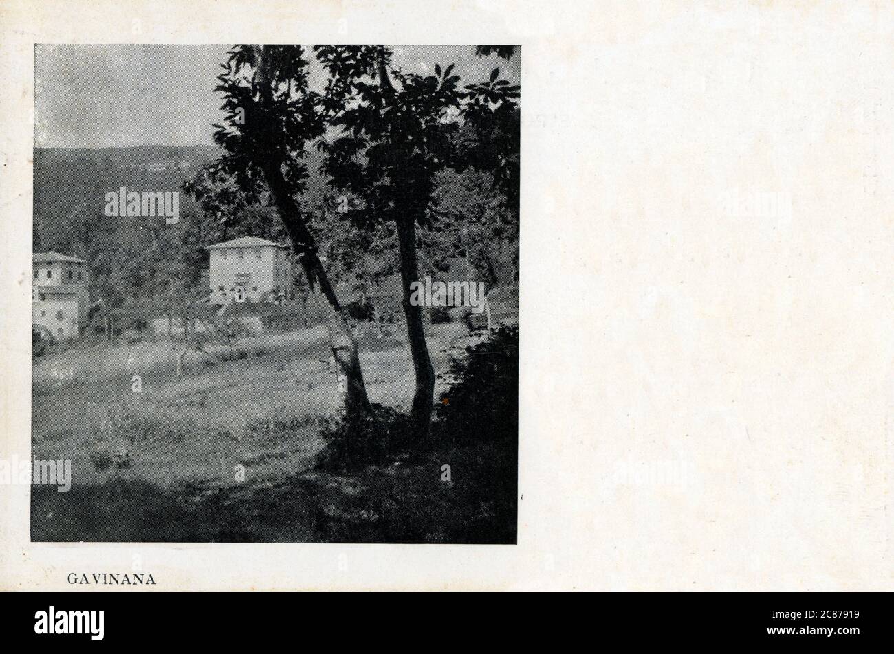 View of Gavinana, municipality of San Marcello Pistoiese, province of Pistoia, Tuscany, Italy.     Date: 1904 Stock Photo