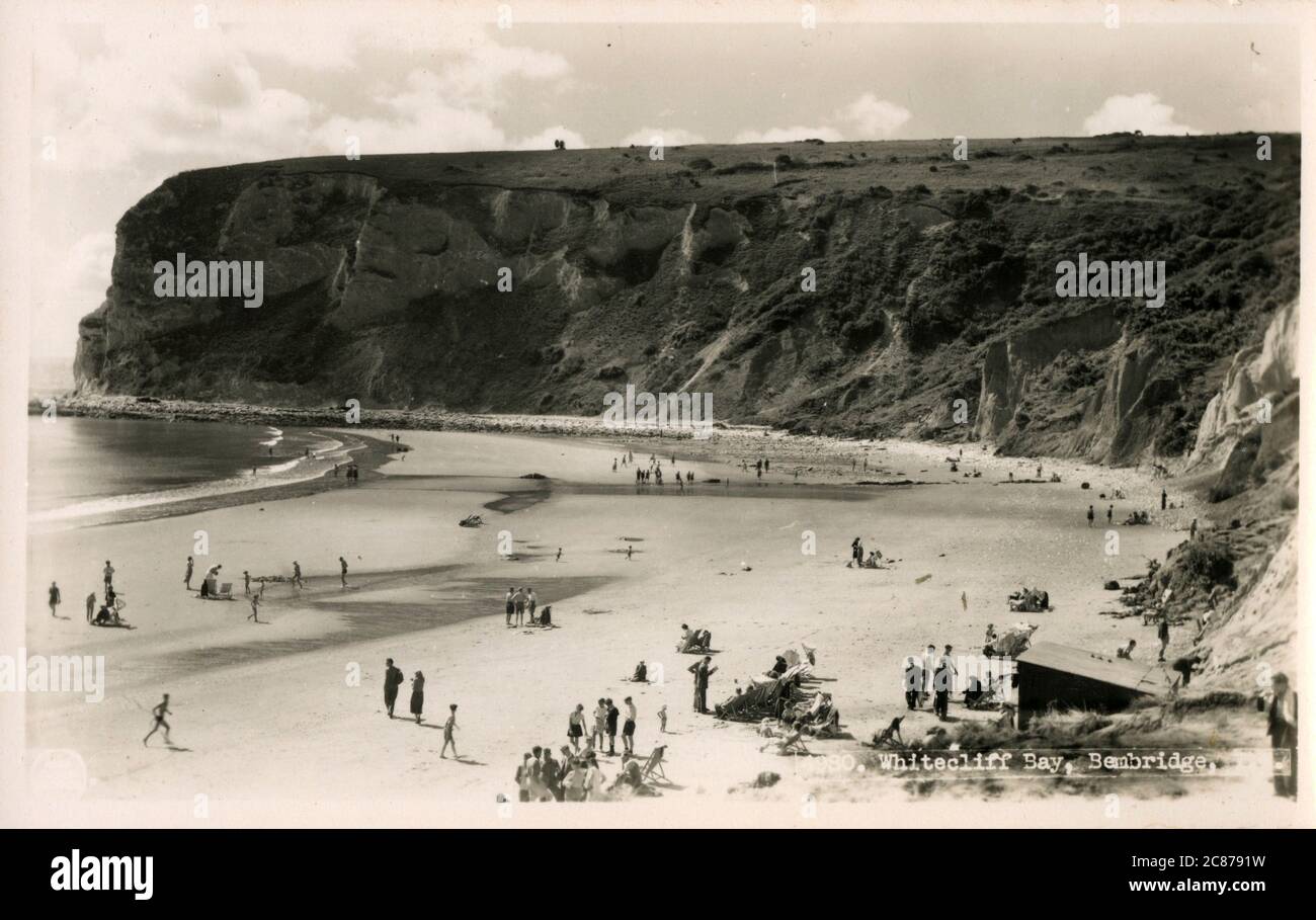 Whitecliff Bay High Resolution Stock Photography And Images Alamy