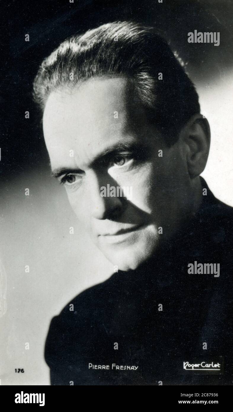 Pierre Fresnay - French stage and film actor Stock Photo