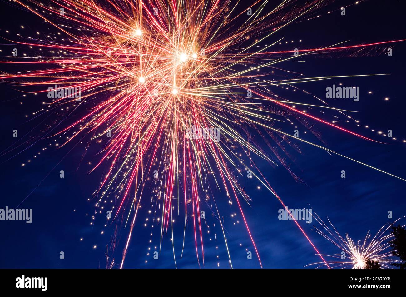 4th of July Fireworks Stock Photo Alamy