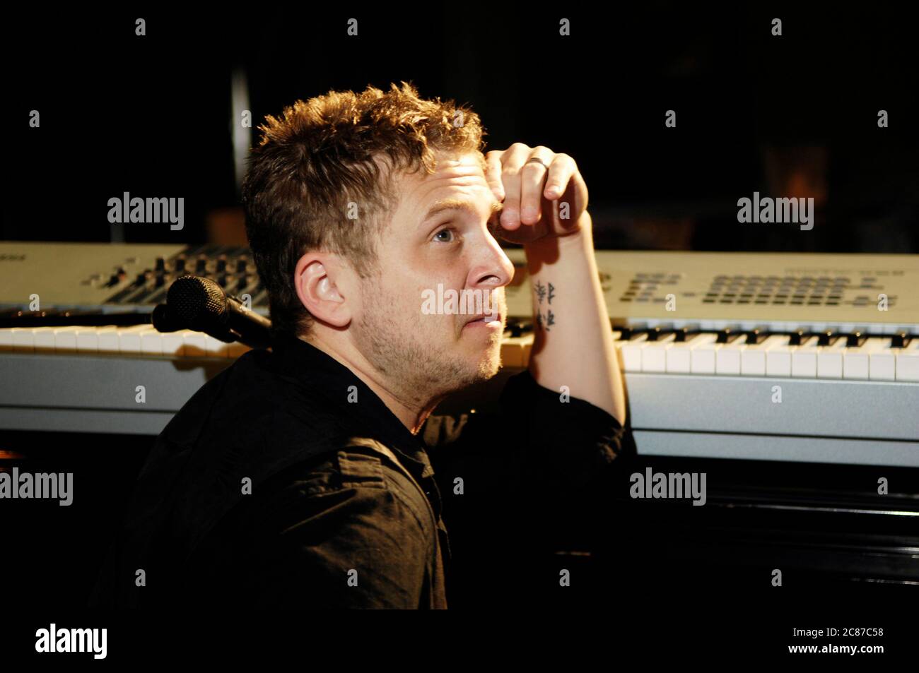 Ryan Tedder Of Onerepublic During Soundcheck At The 2009 Ascap Pop Music Awards At The 