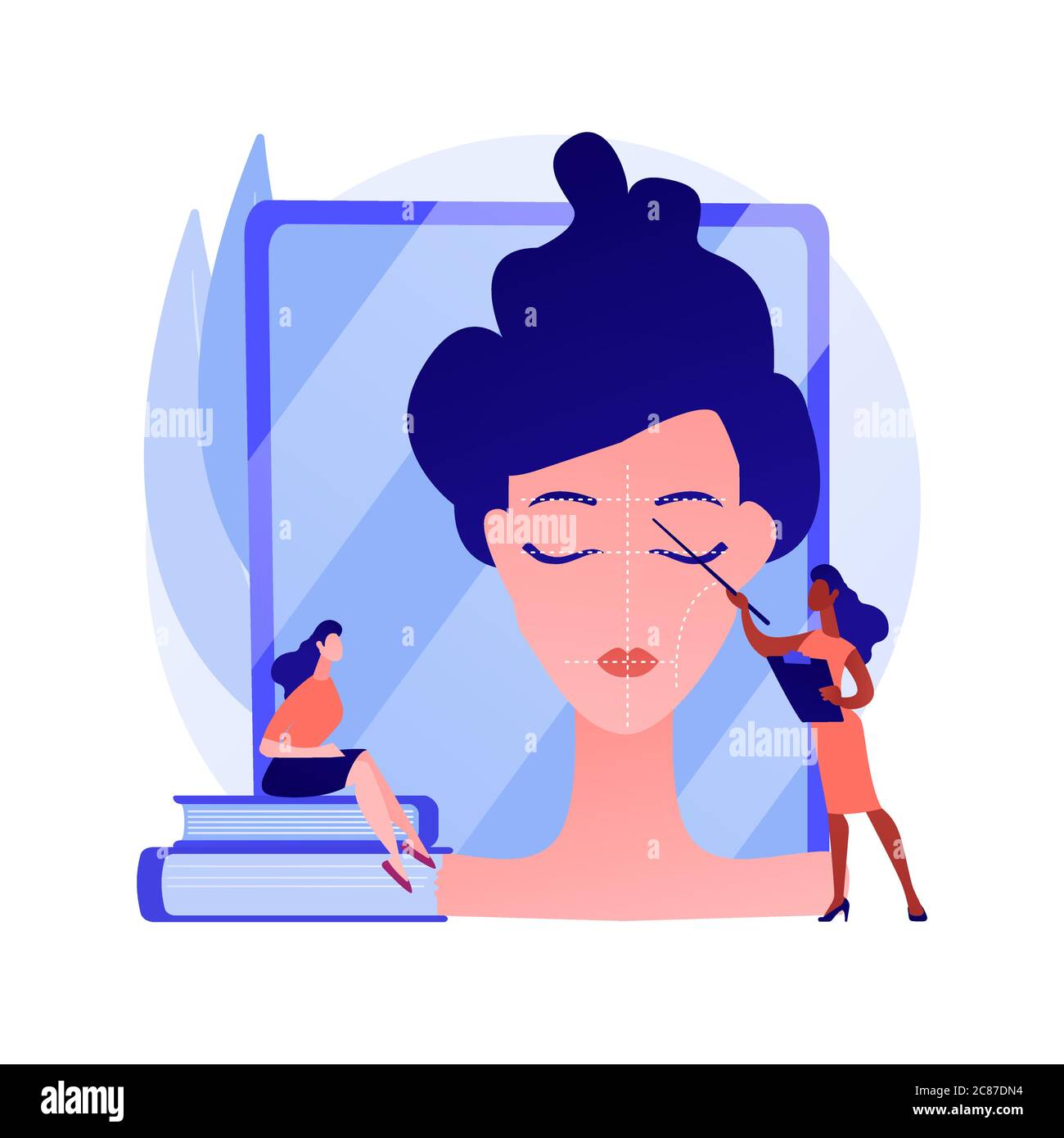 Makeup courses vector concept metaphor Stock Vector Image & Art - Alamy