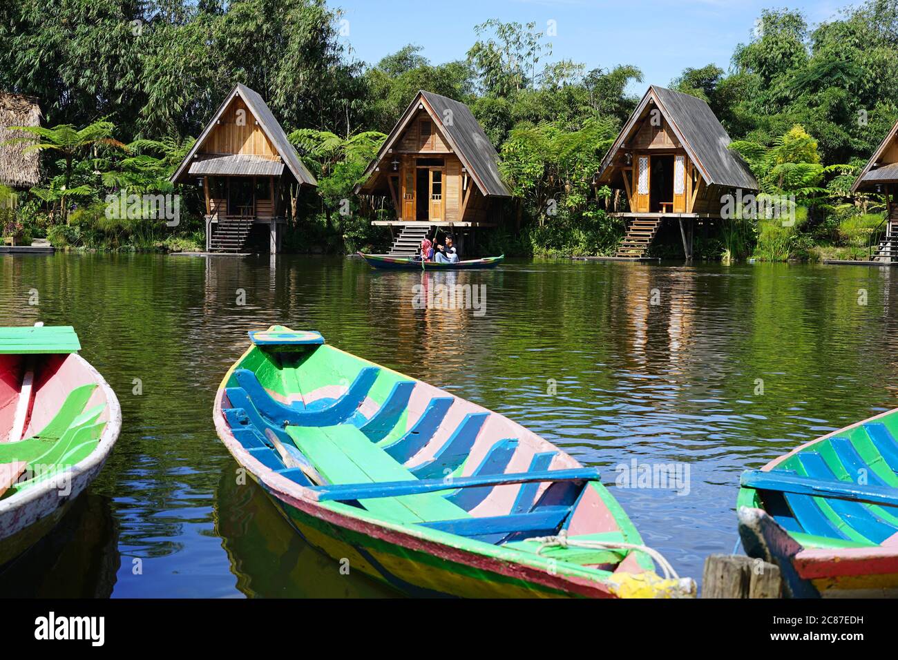 Dusun Bambu Leisure Park, Lembang, Bandung, West Java, Indonesia Stock
