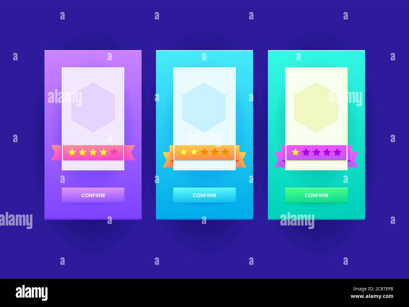 Cute Style Game Ui Background Design Vector User Interface Set Of Flat Interface With Colored Elements For Game Or Design Stock Vector Image Art Alamy