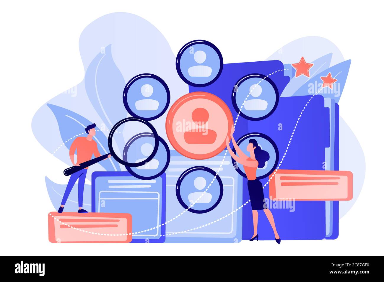 Human resources concept vector illustration Stock Vector Image & Art ...