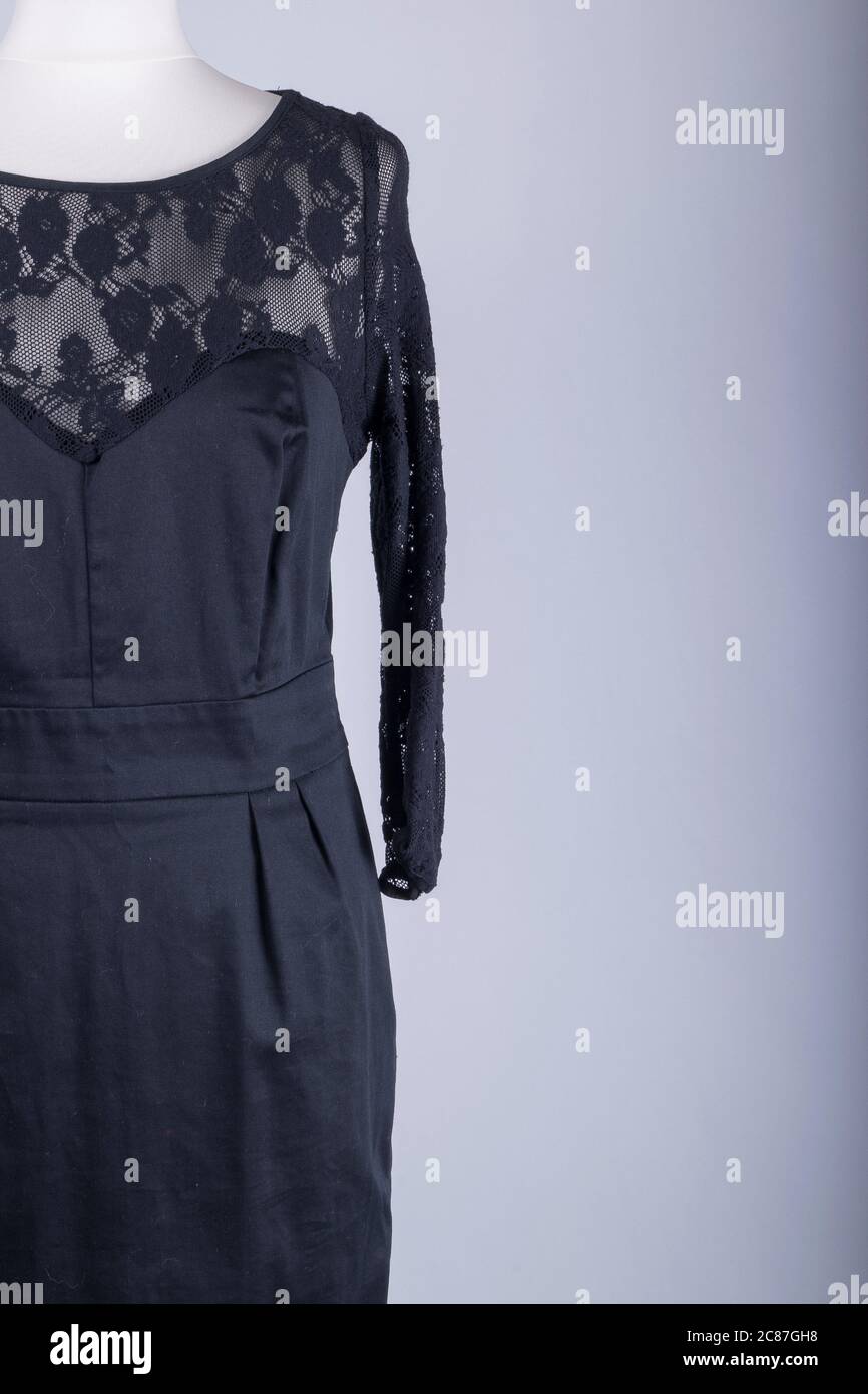Dressed black lace garment hi-res stock photography and images - Alamy