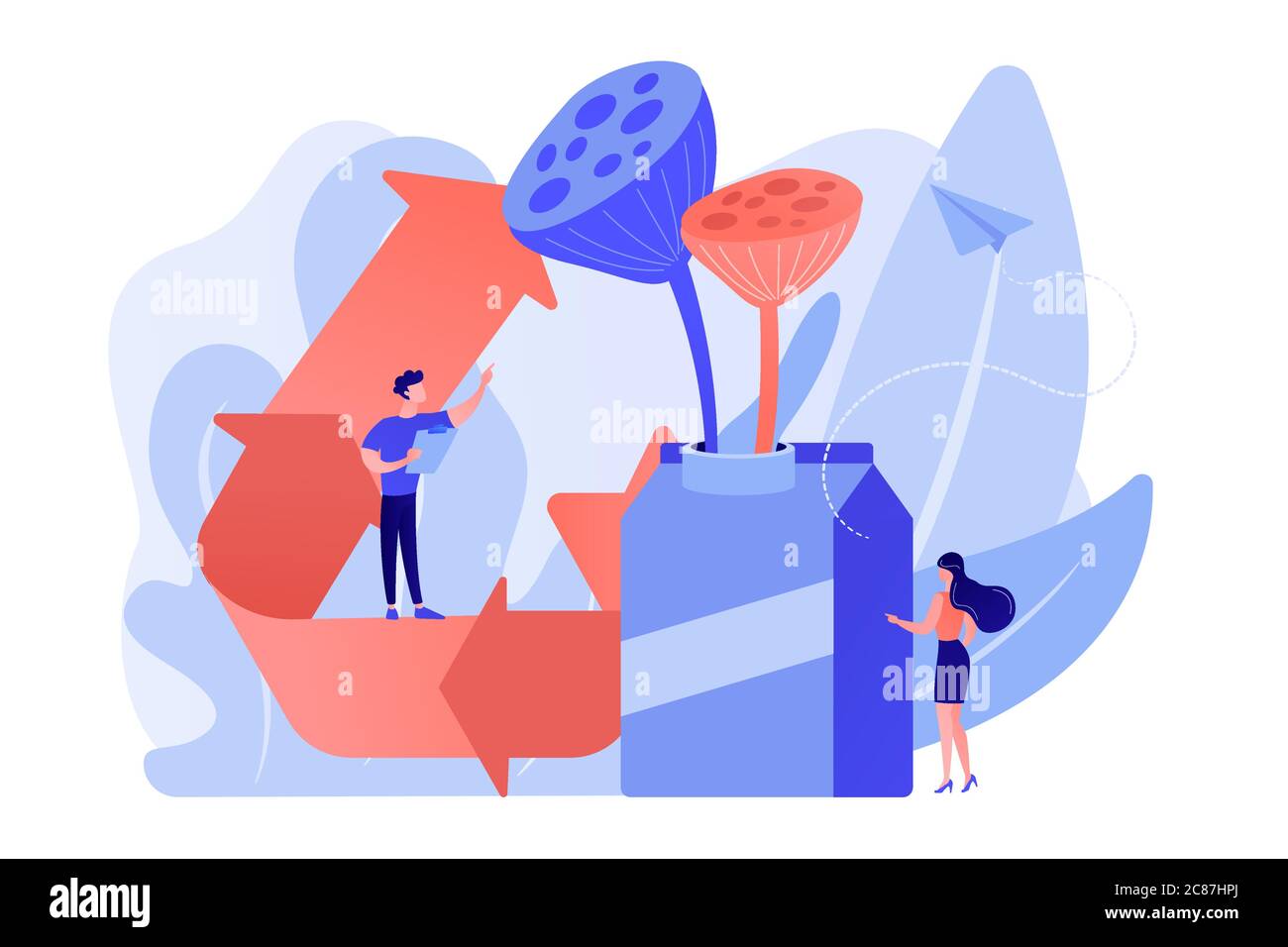 Upcycle Animation Upcycling concept vector illustration Stock Vector Image & Art - Alamy