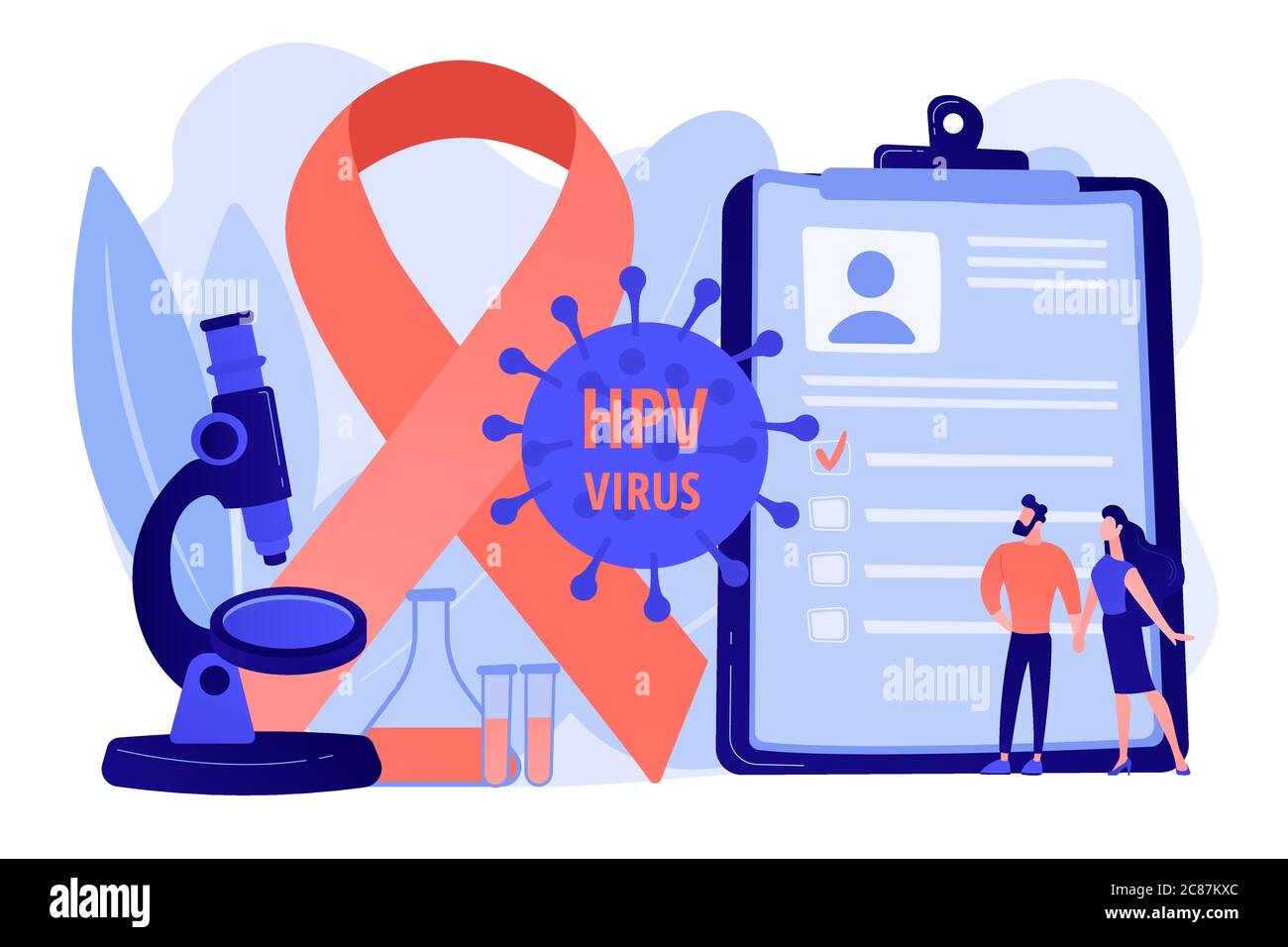 Risk factors for HPV concept vector illustration Stock Vector Image ...
