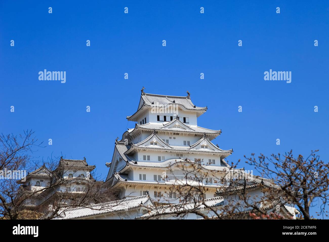 Himeji castle or White Egret Castle the most famous landmark in kansai