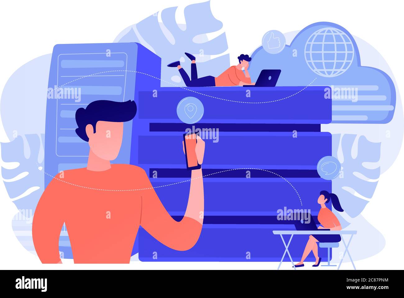 Proxy server concept vector illustration Stock Vector Image & Art - Alamy