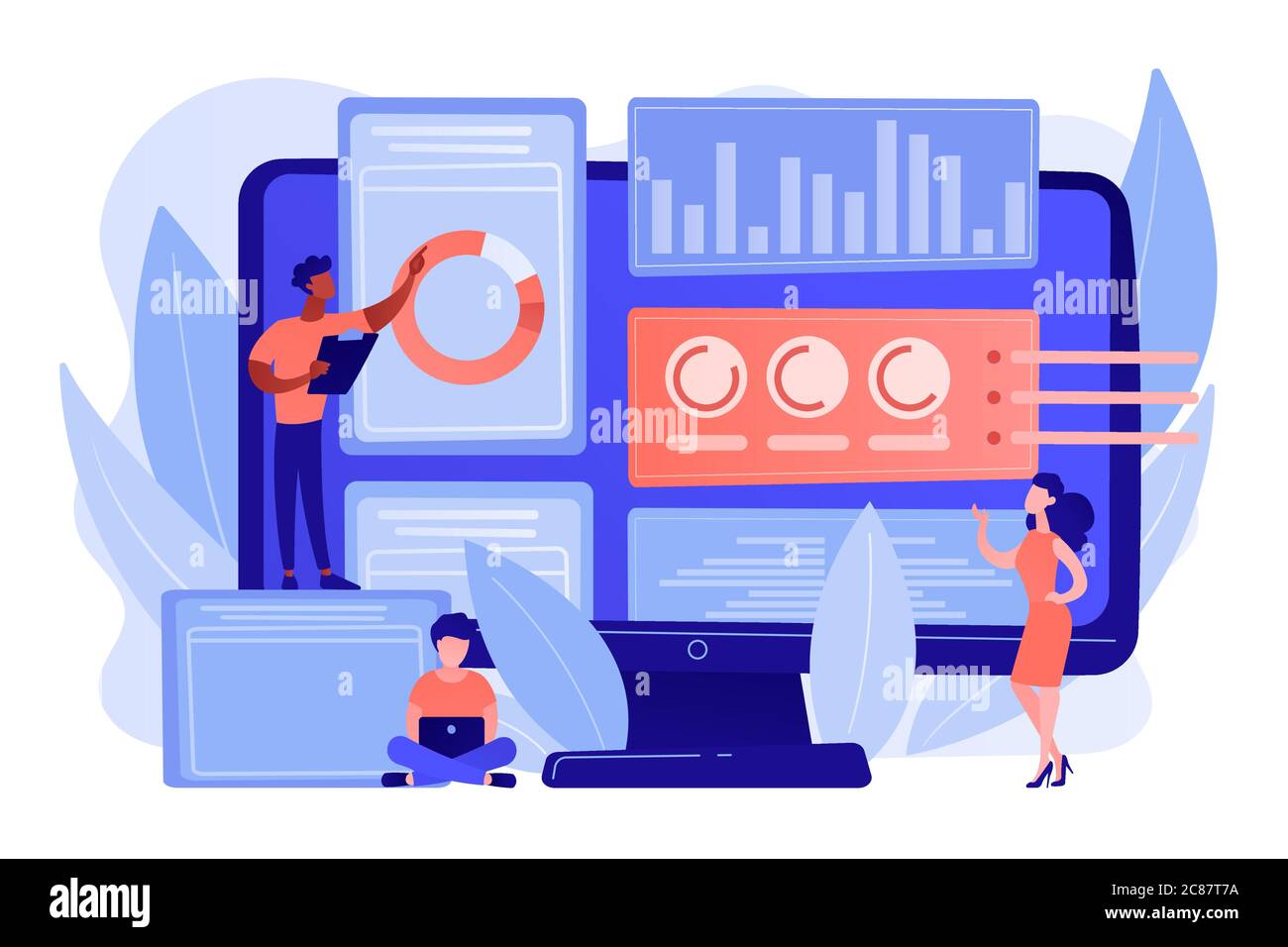 Innovation management software concept vector illustration Stock Vector ...