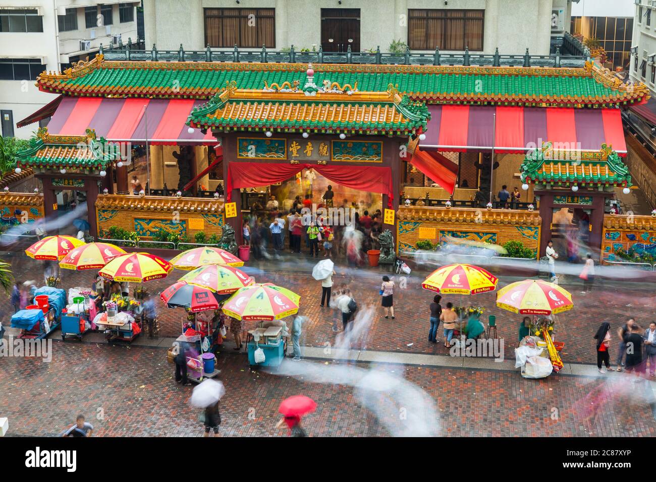 Kwan Im Thong Hood Cho Temple at Bugis area, very popular religion