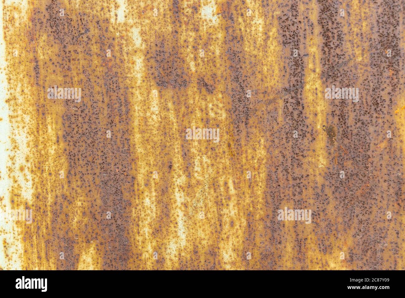 Texture of rusty metal sheet. Oxidized iron list Stock Photo Alamy