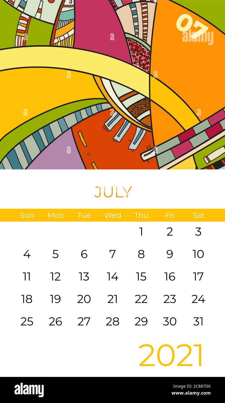 21 July Calendar Abstract Contemporary Art Vector Desk Screen Desktop Month 07 21 Colorful 21 Calendar Template Stock Vector Image Art Alamy 21 July Calendar Abstract Contemporary Art Vector Desk Screen Desktop Month 07 21 Colorful 21 Calendar Template Stock Vector Image Art Alamy