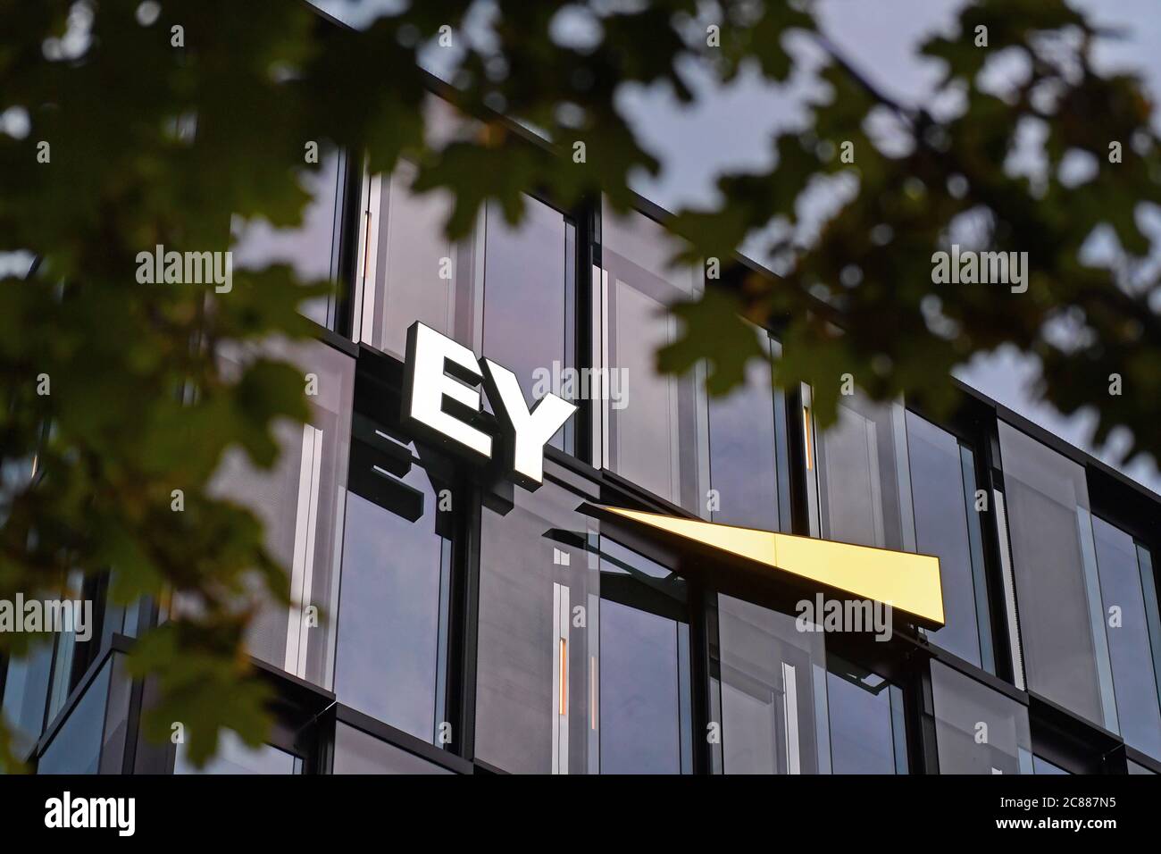 Munich, Deutschland. 21st July, 2020. Office building Ernst & Young, EY GmbH