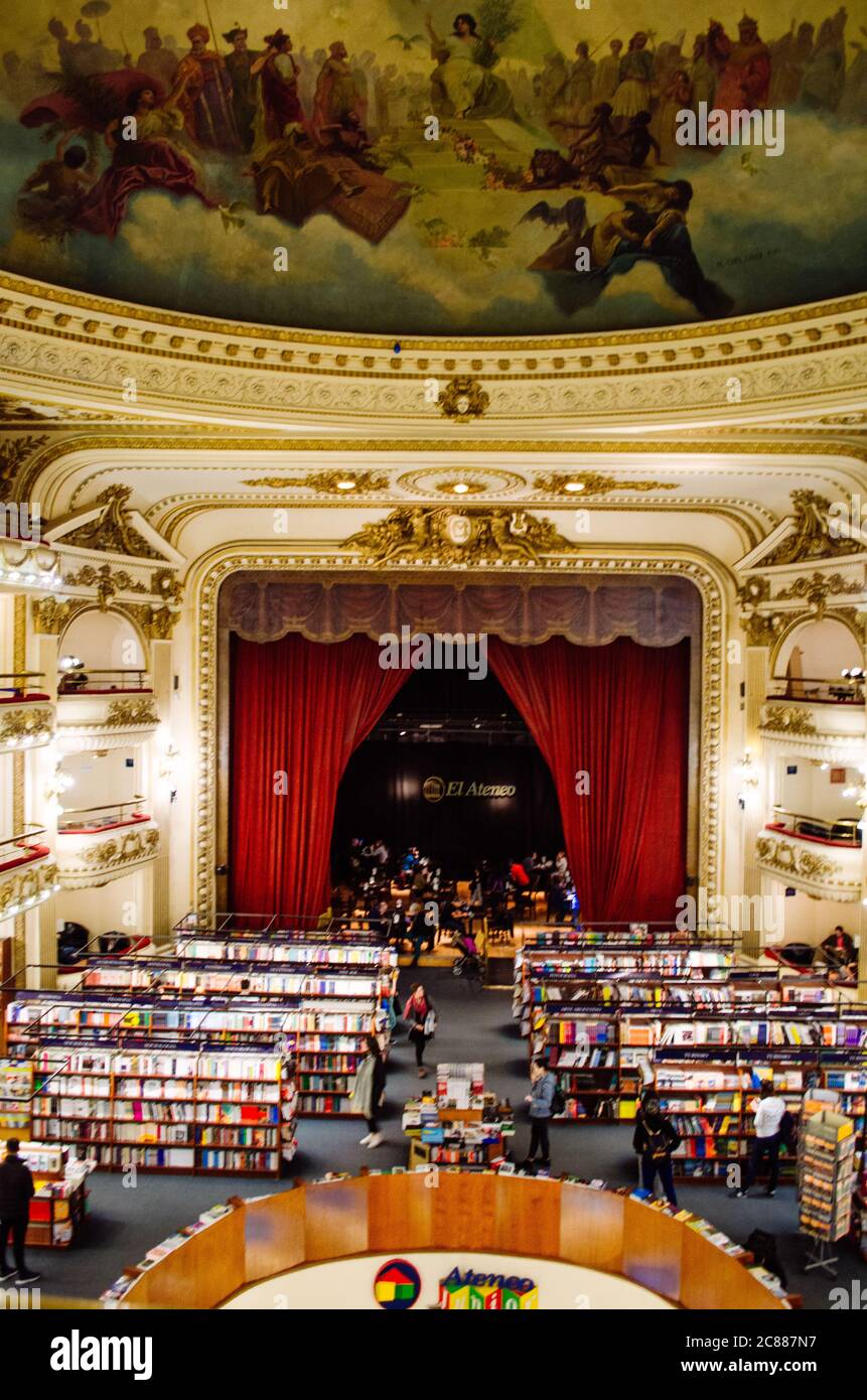 Buenos Aires Argentina September 05 2018 El Ateneo Grand Splendid