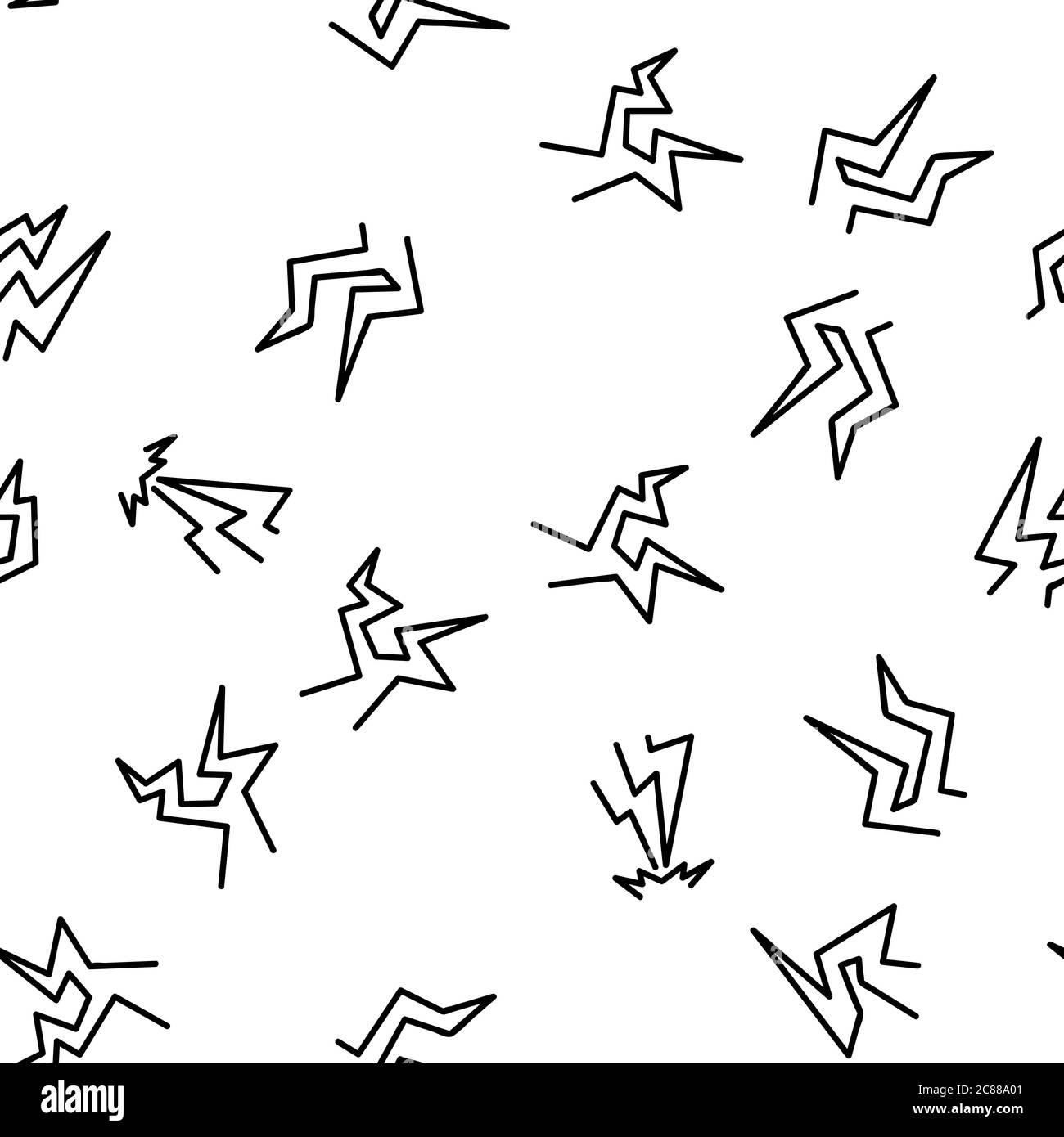 Lightning Flash Pattern Form storm stormy Stock Vector Images - Alamy