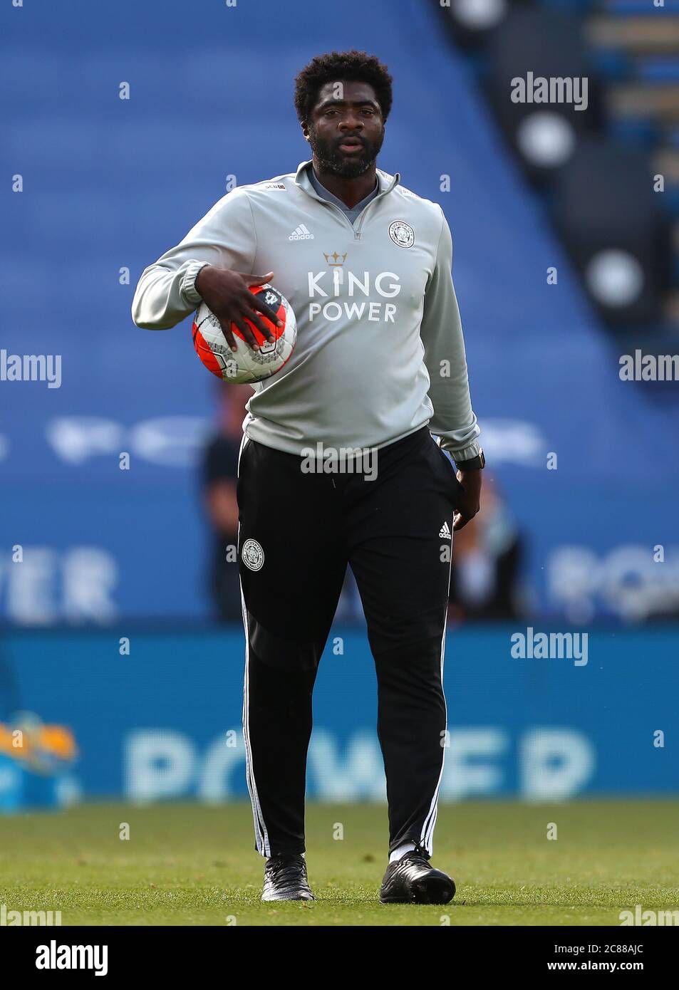 Leicester City First Team Coach, Kolo Toure - Leicester City v Sheffield  United, Premier League, King Power Stadium, Leicester, UK - 16th July 2020  Editorial Use Only - DataCo restrictions apply Stock Photo - Alamy