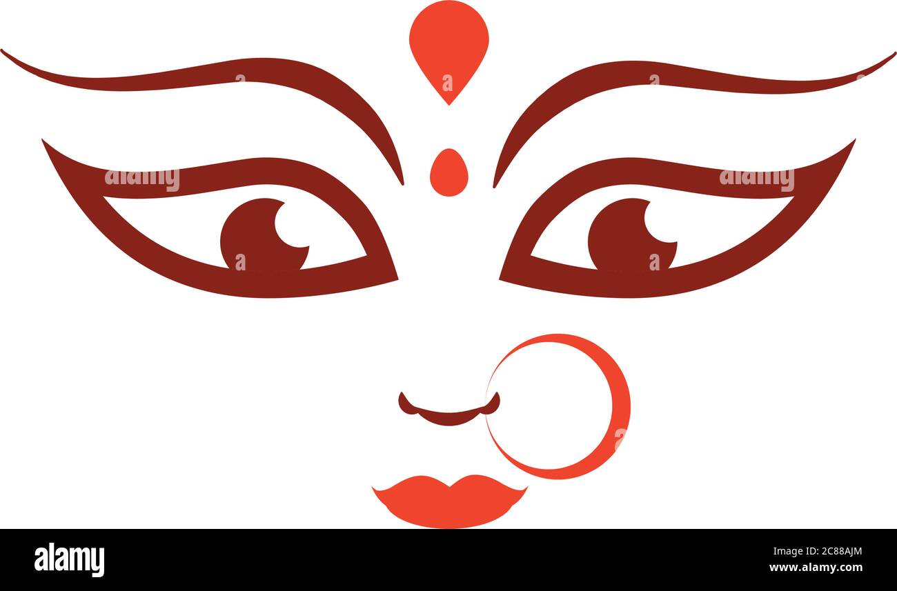 Maa Durga Puja face art special  iPad Case  Skin for Sale by  Darkiesstore  Redbubble