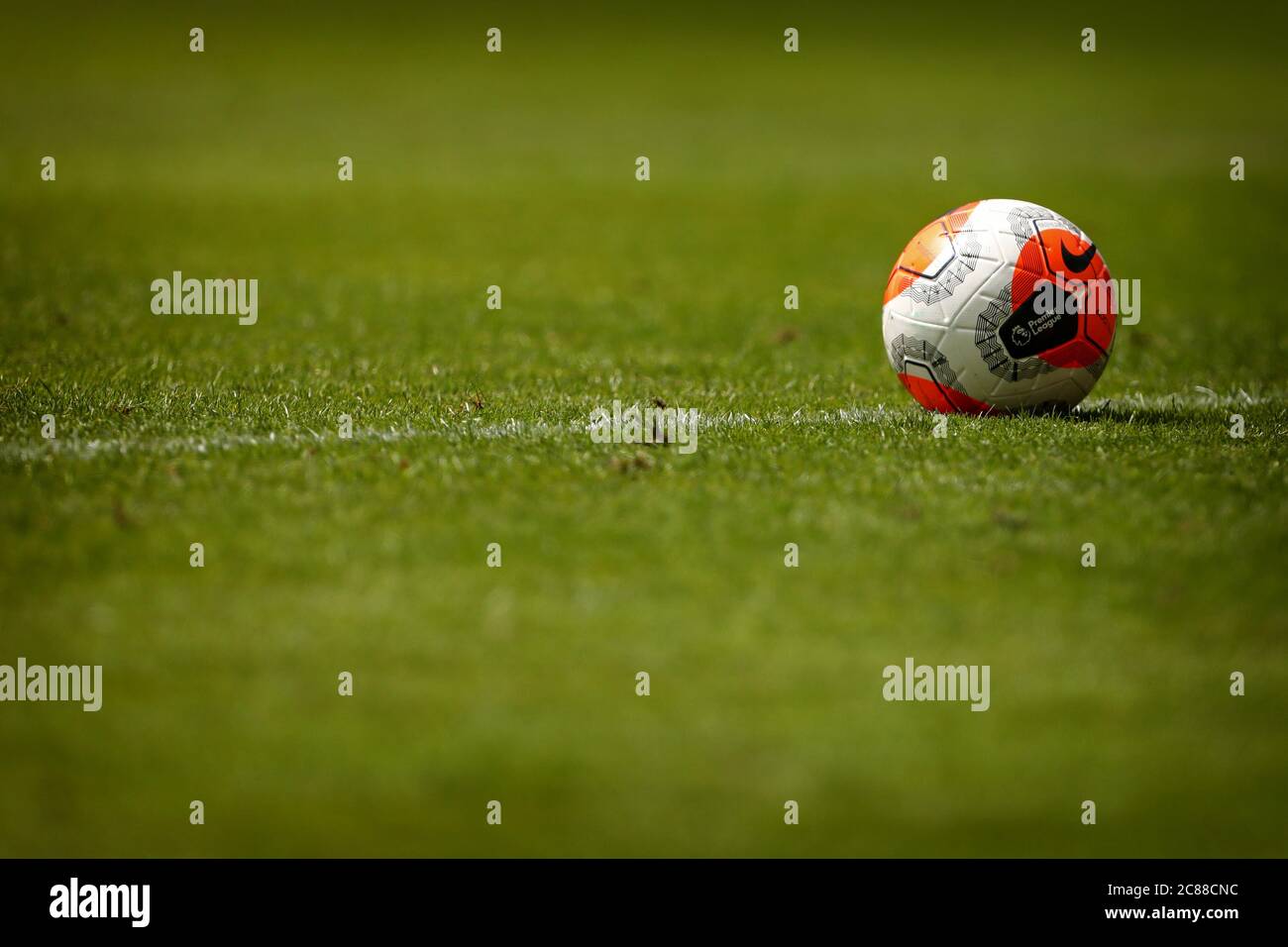 The Nike Merlin Official match ball of the 2019/20 Premier League - Norwich  City v West