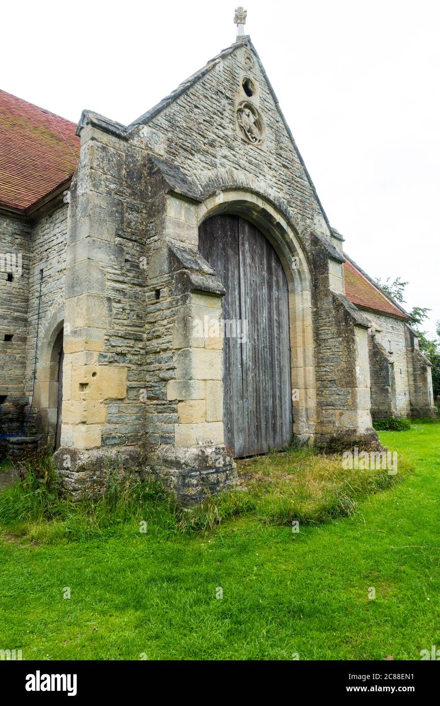 The Pilton Tythe Barn, Pilton, Somerset, England, UK. Stock Photo