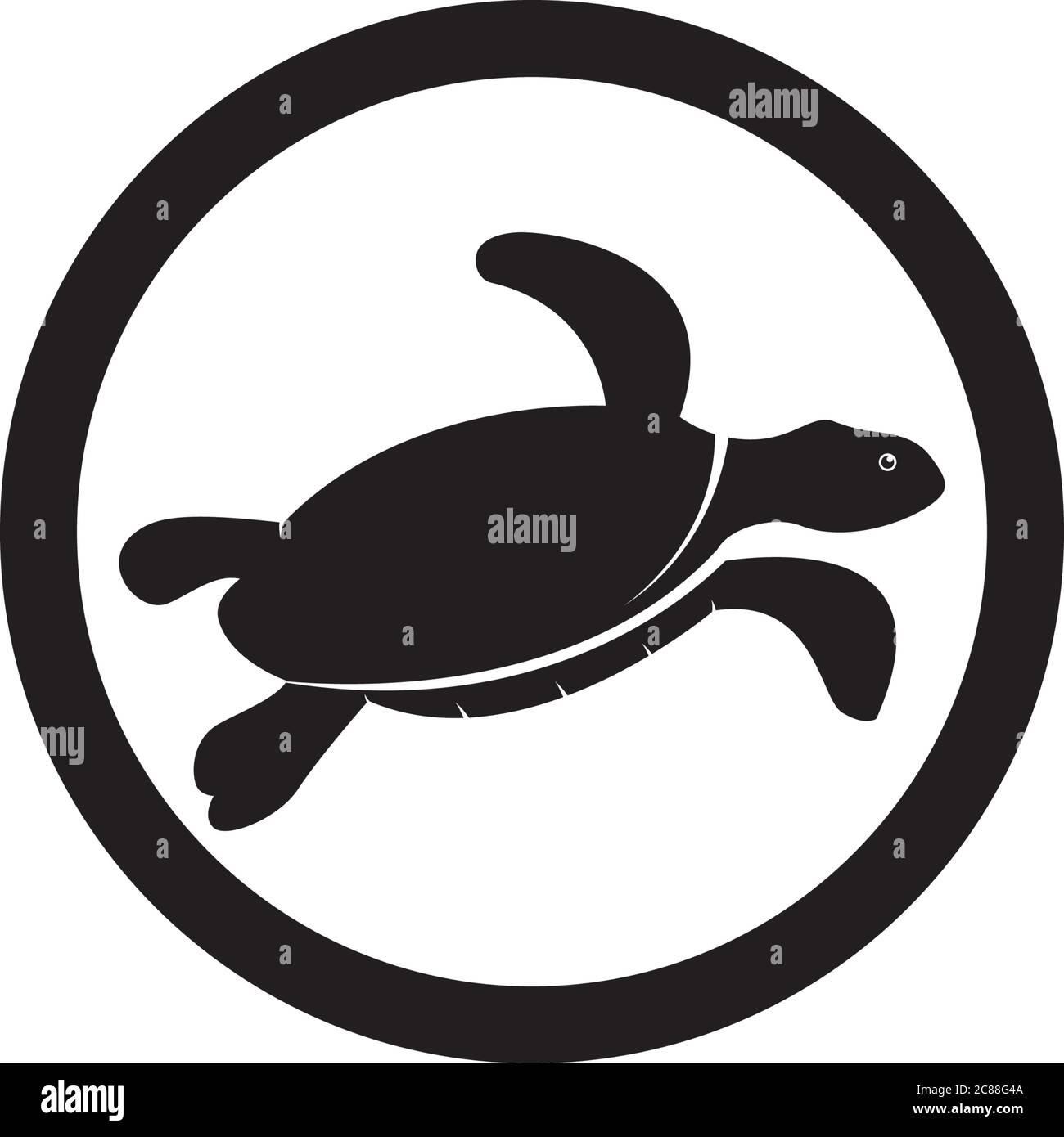 Turtle animal cartoon icon image vector illustration design Stock Vector