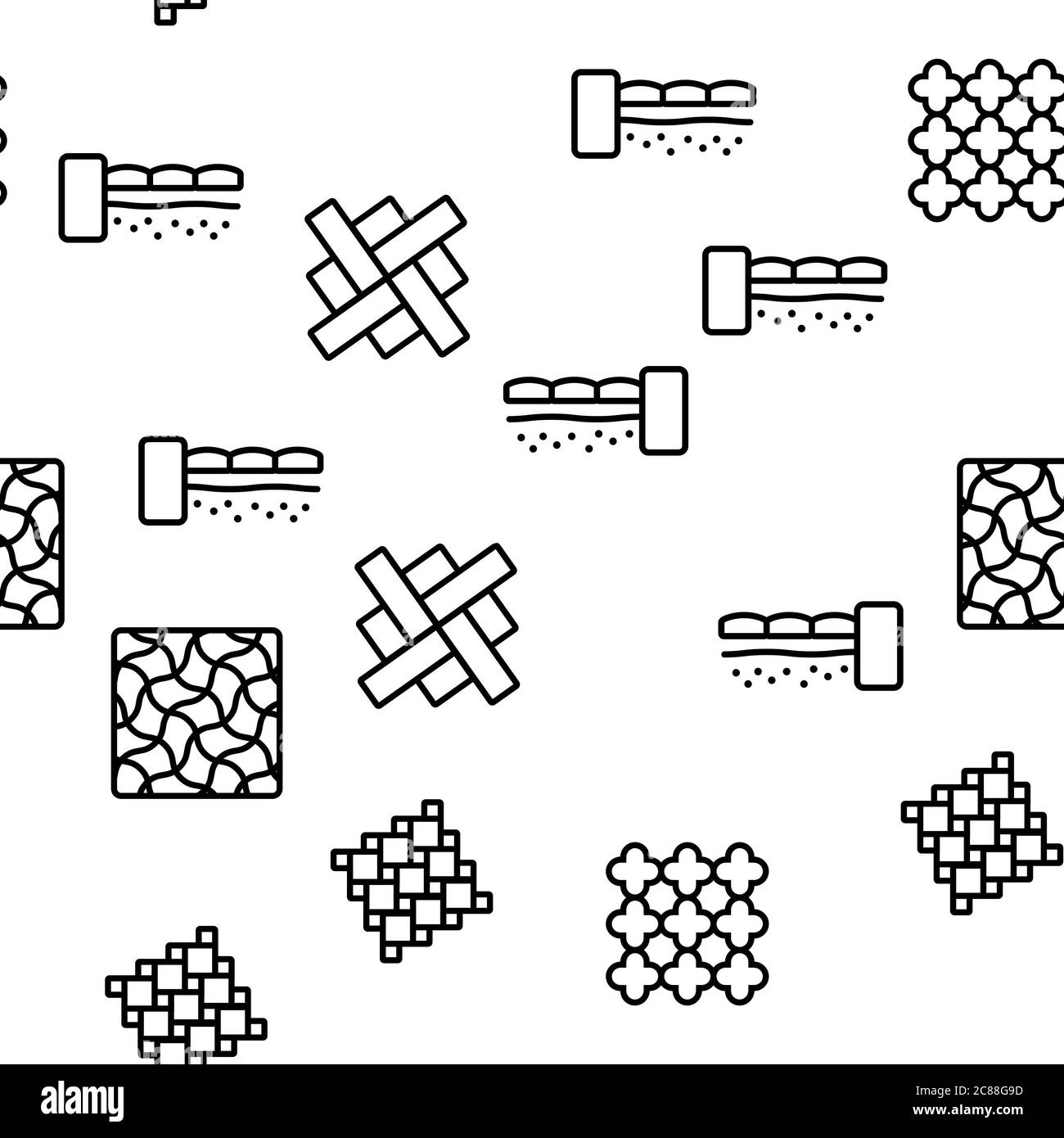 Tile Floor Material Vector Seamless Pattern Stock Vector Image & Art ...