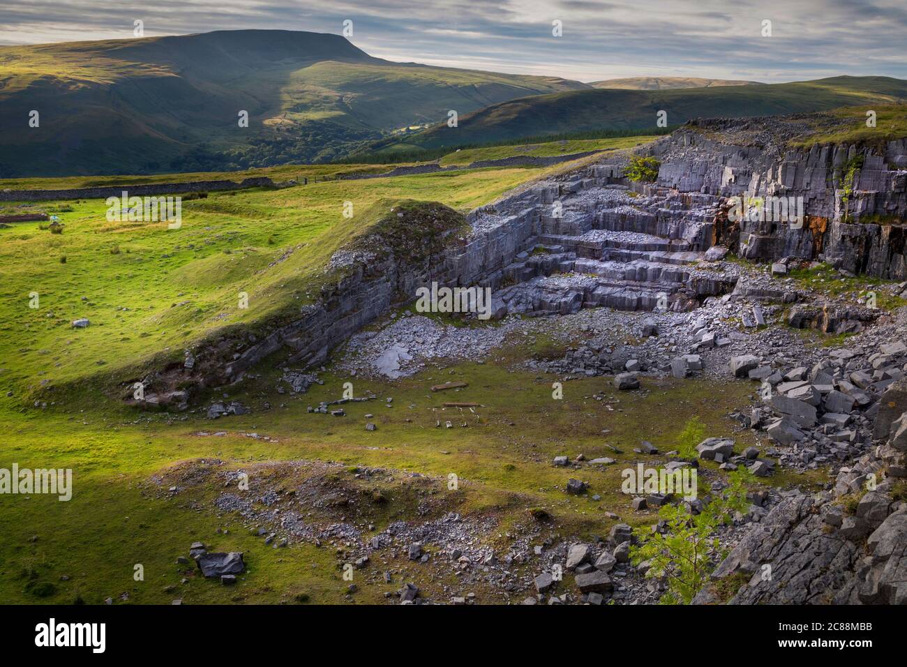 Penwyllt in the Upper Swansea Valley Stock Photo