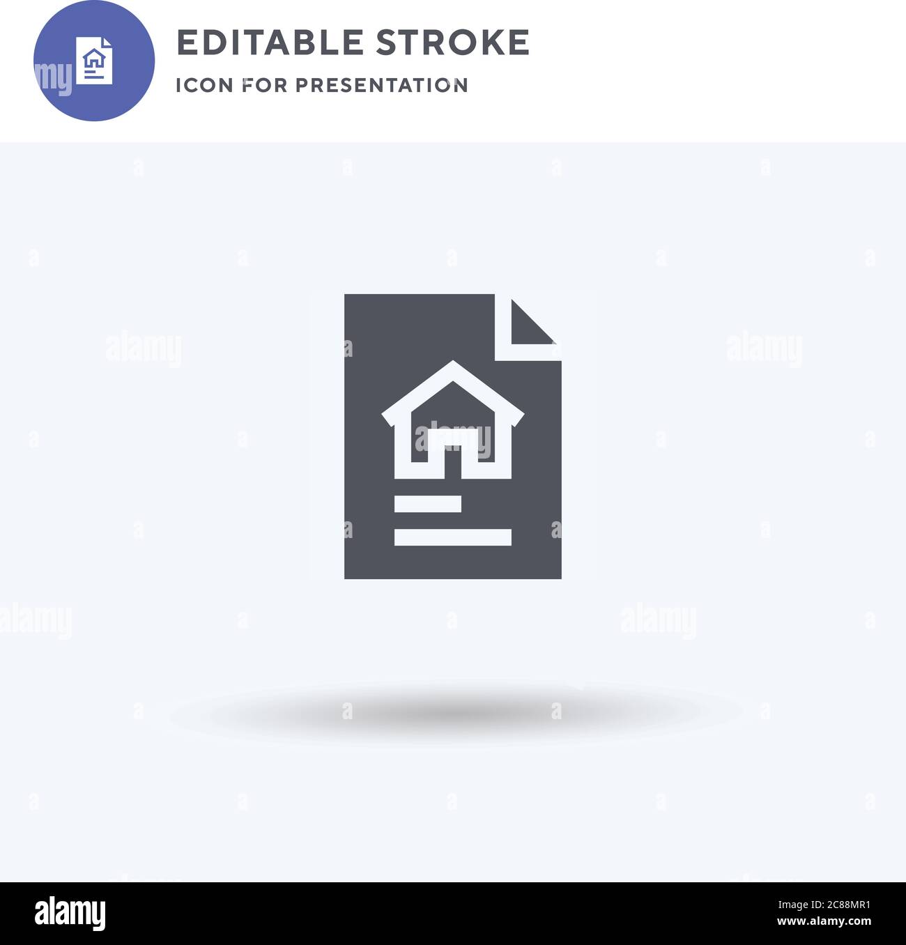 Loan icon vector, filled flat sign, solid pictogram isolated on white, logo illustration. Loan icon for presentation. Stock Vector