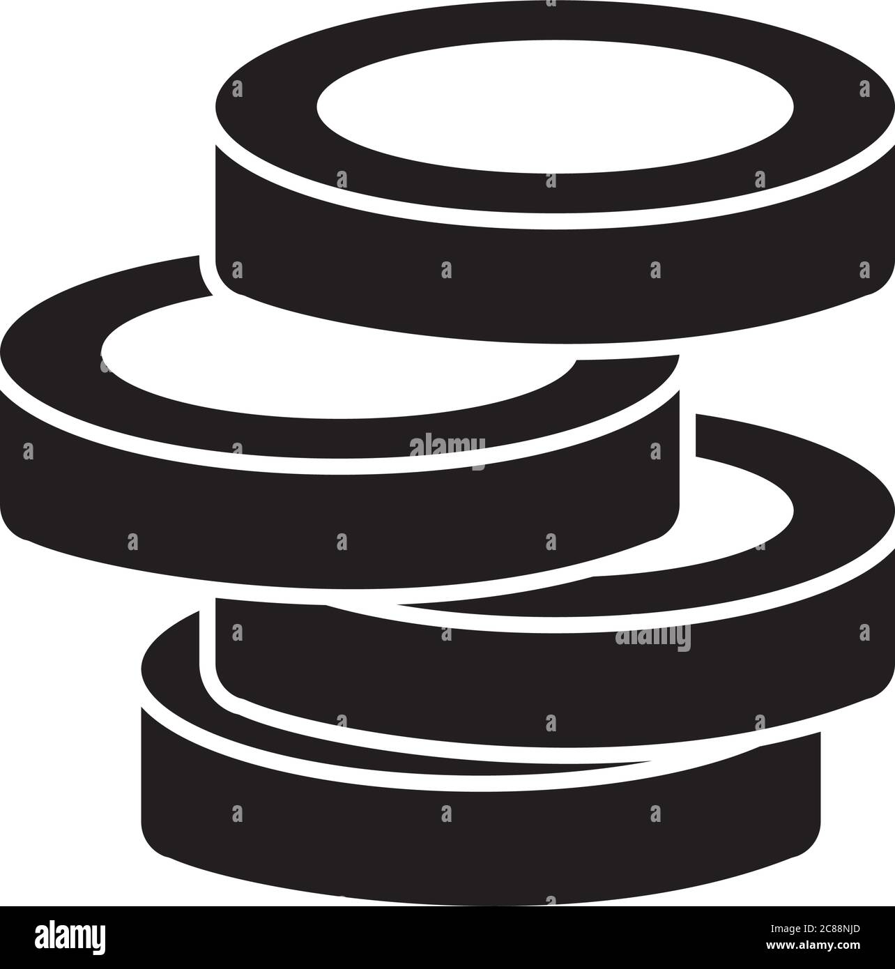 Money Silhouette Black and White Stock Photos & Images - Alamy