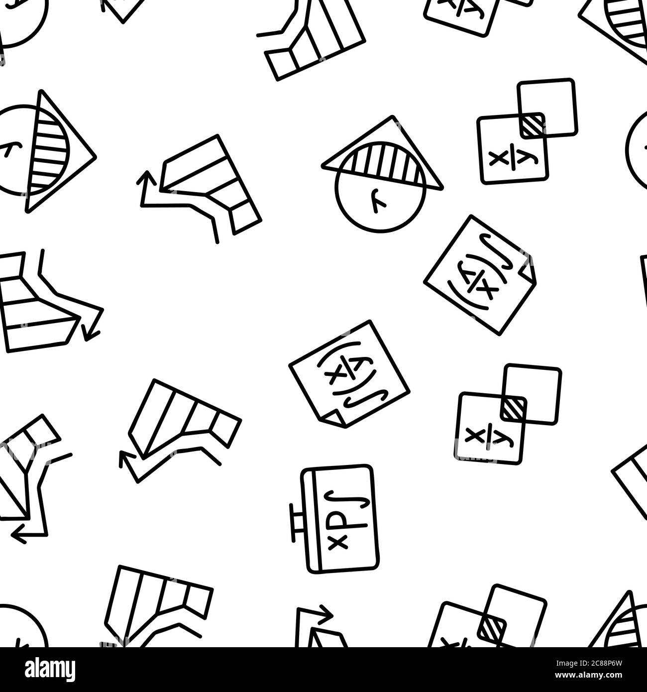 Math Science Education Vector Seamless Pattern Stock Vector Image & Art ...