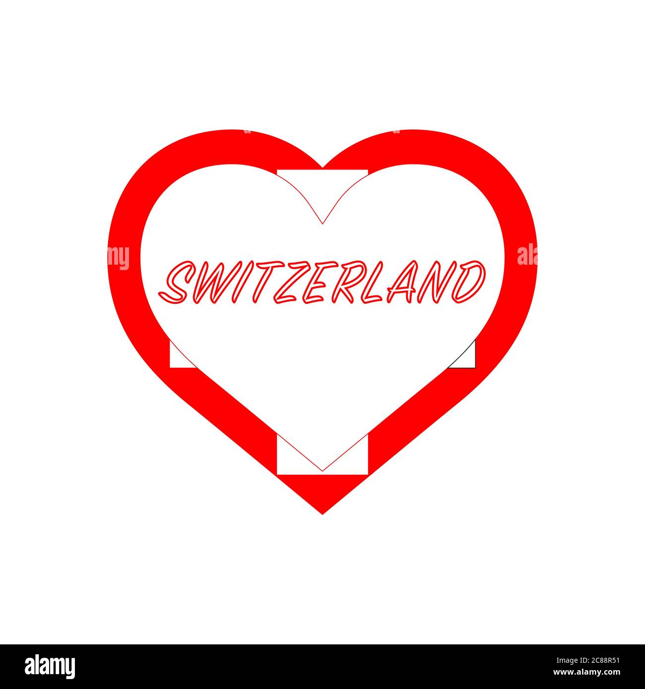 Switzerland flag in heart. I love my country. sign. Stock vector illustration isolated on white ...