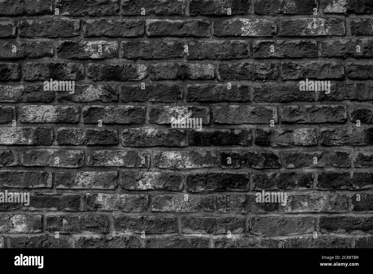 Old vintage red brick wall textured background Stock Photo - Alamy