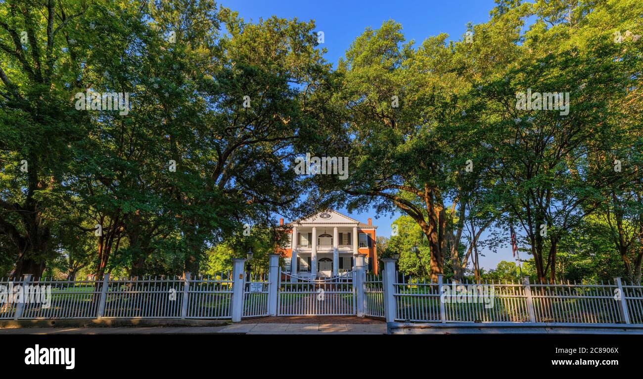 Natchez, Mississippi, USA June 19, 2020 The Rosalie Mansion built in