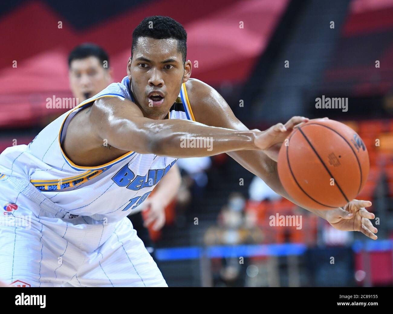 Qingdao China S Shandong Province 22nd July 2020 Taruike Jianiyou Of Beijing Ducks Competes During A Match Between Beijing Ducks And Fujian Sturgeons At The 2019 2020 Chinese Basketball Association Cba League In Qingdao