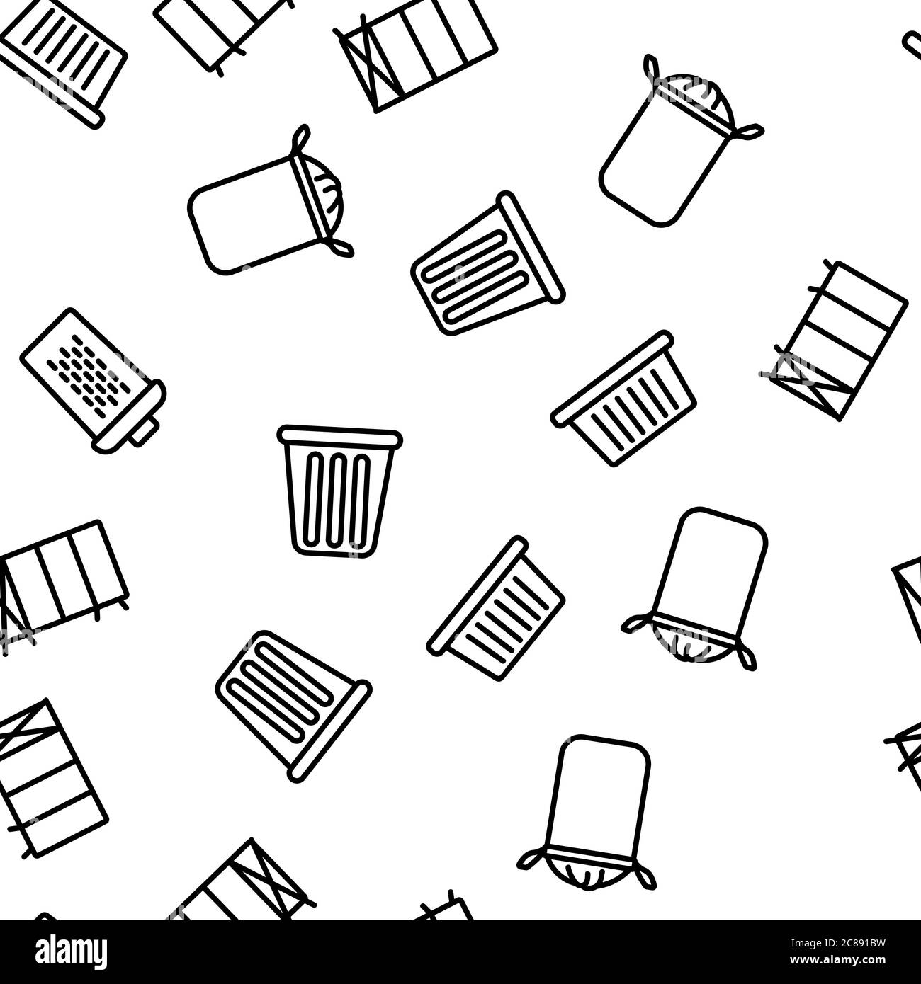 White laundry hamper Stock Vector Images Alamy