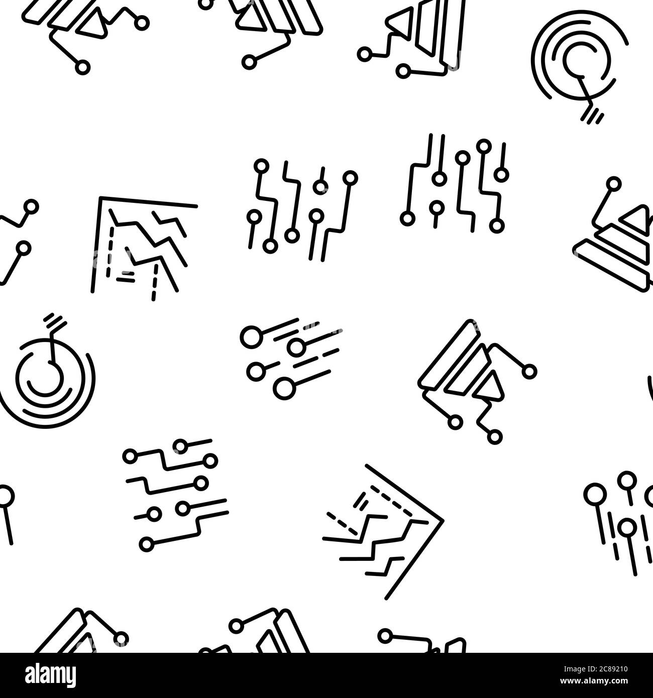 Finance data artificial intelligence Black and White Stock Photos ...