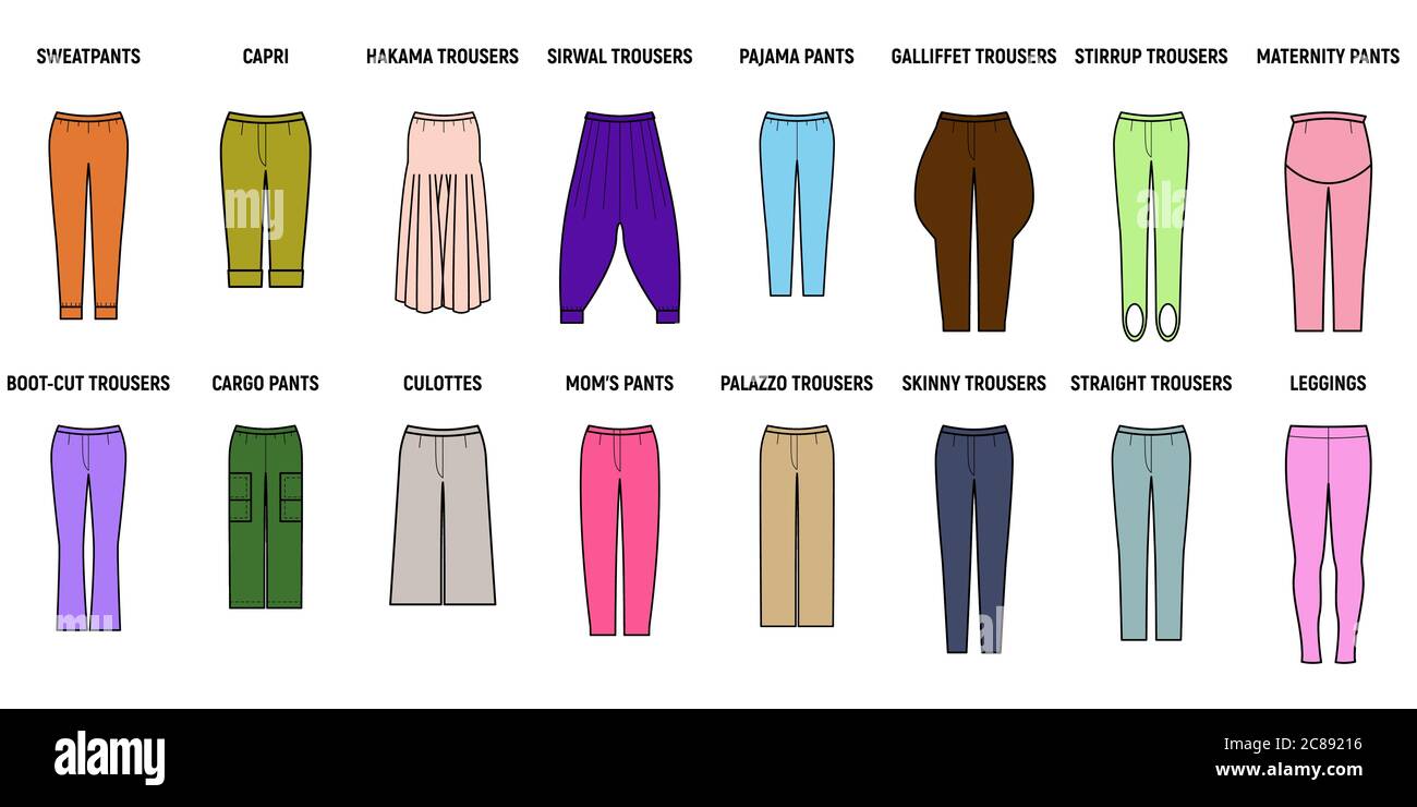Aggregate more than 79 different types of trousers latest - in.duhocakina