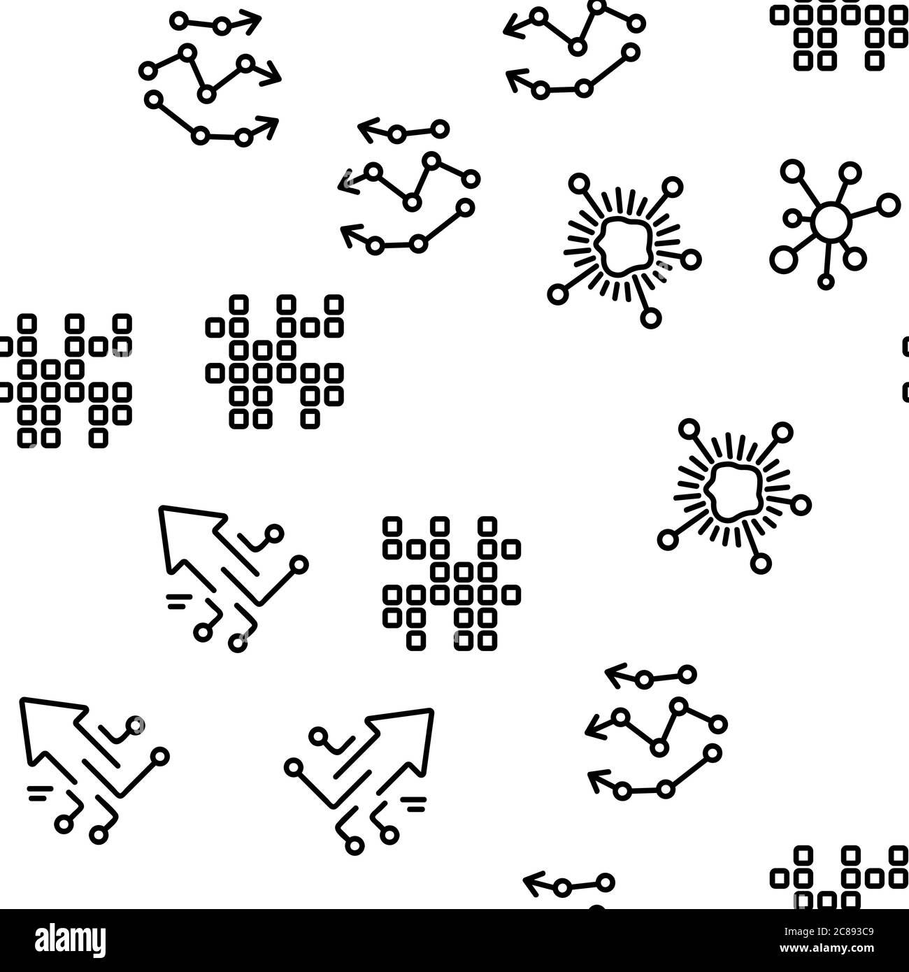 Finance data artificial intelligence Black and White Stock Photos ...