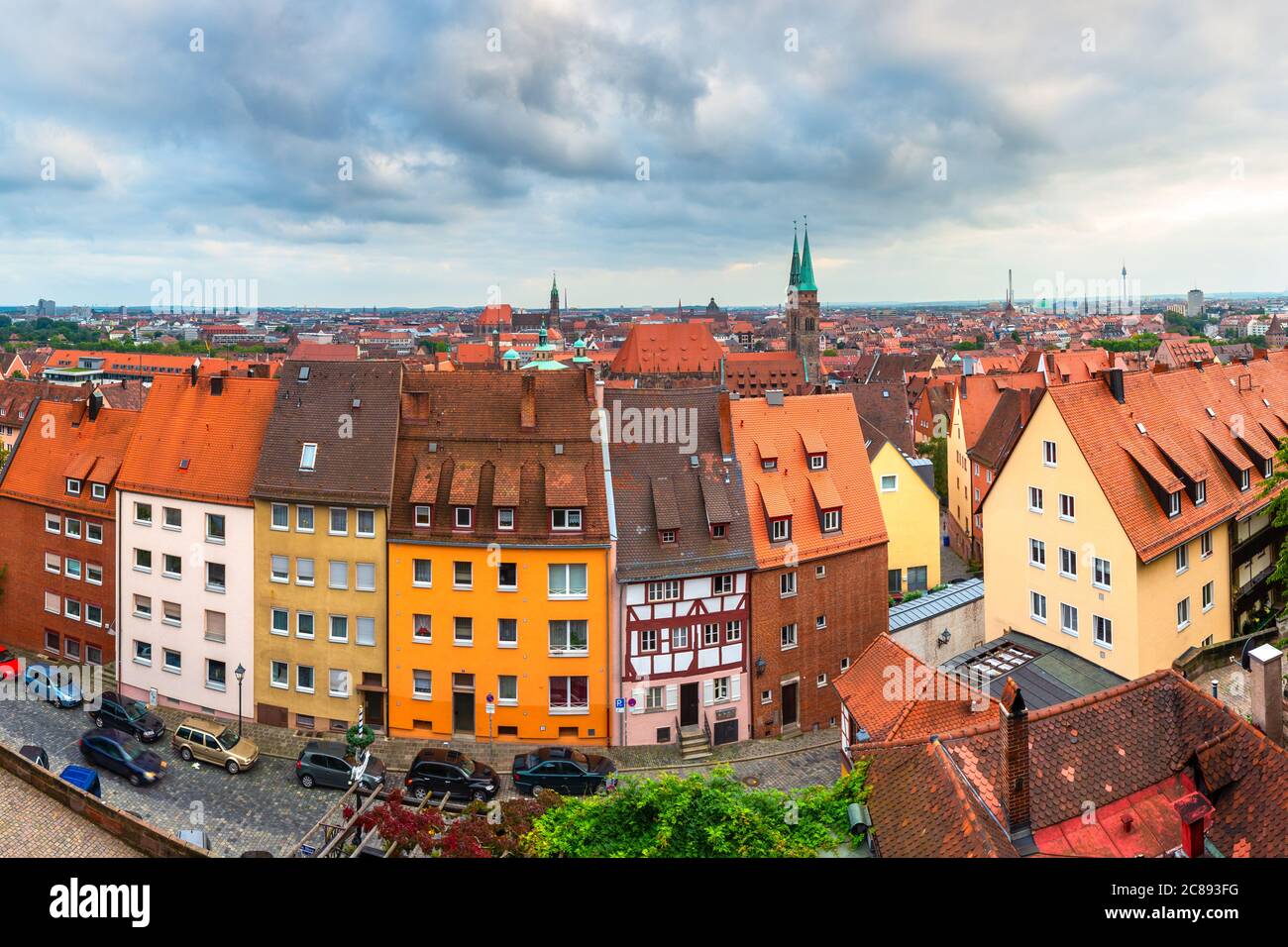 Nuremberg, Germany old town skyline Stock Photo - Alamy