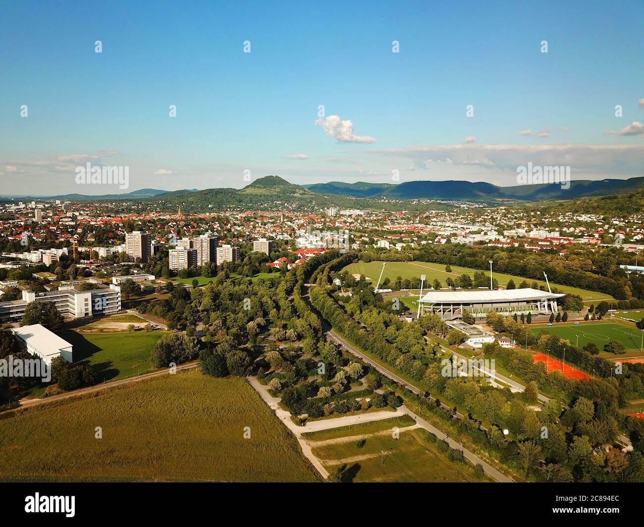 Reutlingen, Germany: Aerial view on the city Stock Photo