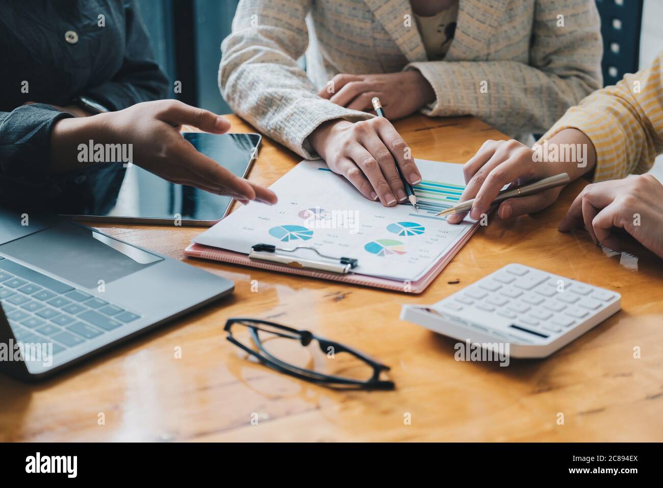 Business Corporate brainstorming, Planning Strategy having a discussion