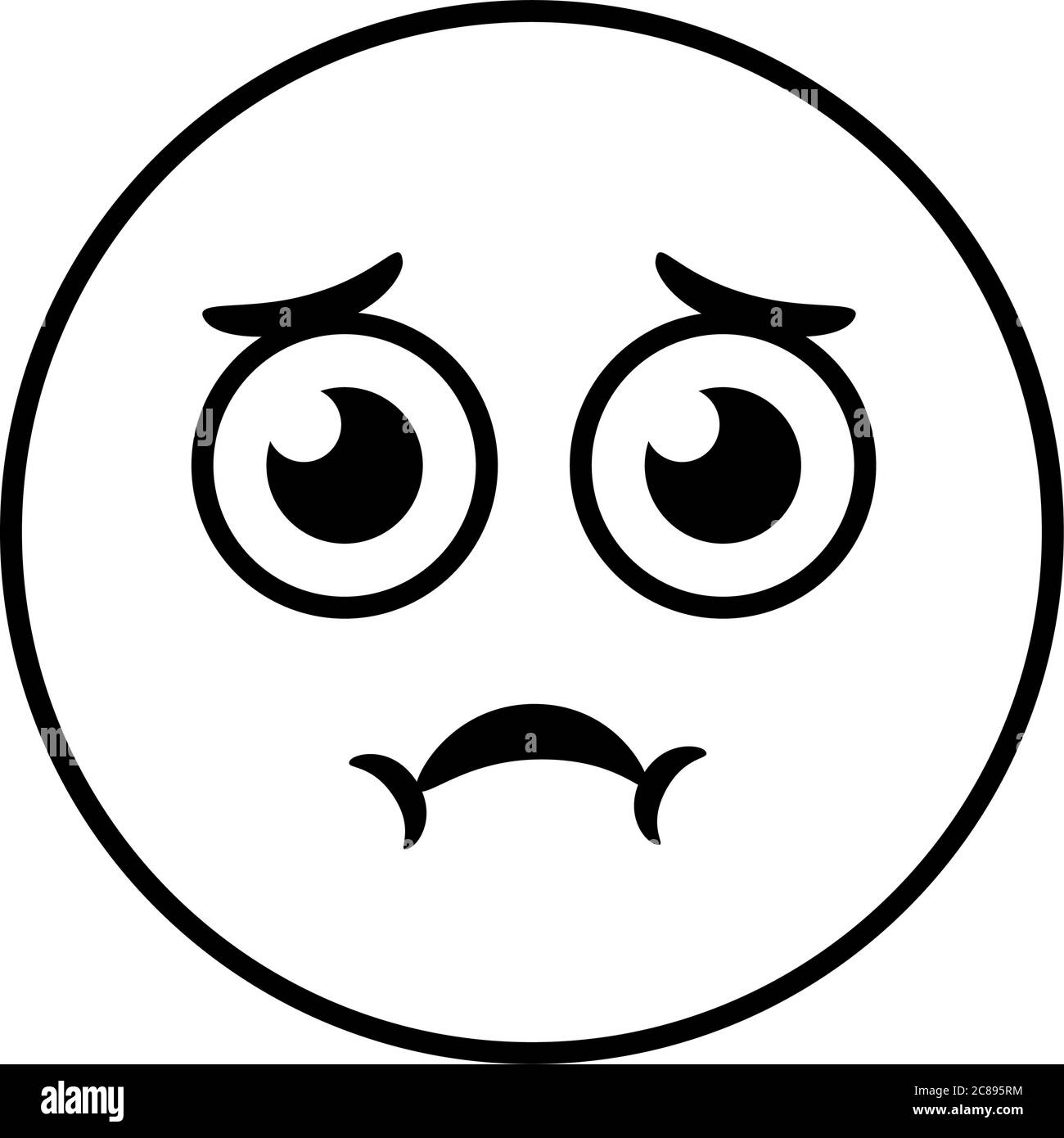 Sick emoticon Black and White Stock Photos &amp; Images - Alamy